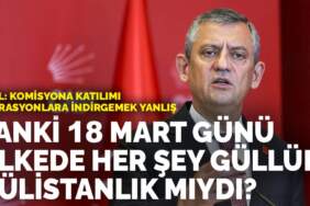 Özgür Özel: Komisyona katılımı operasyonlara indirgemek yanlış