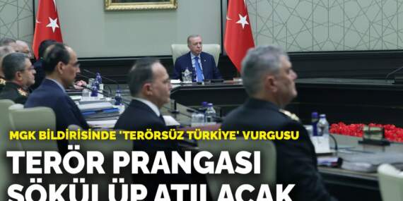 MGK bildirisinde ‘terörsüz Türkiye’ vurgusu: Terör prangası sökülüp atılacak