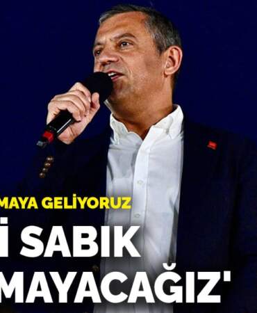 Özgür Özel: Devr-i sabık yaratmayacağız, kucaklaşmaya geliyoruz