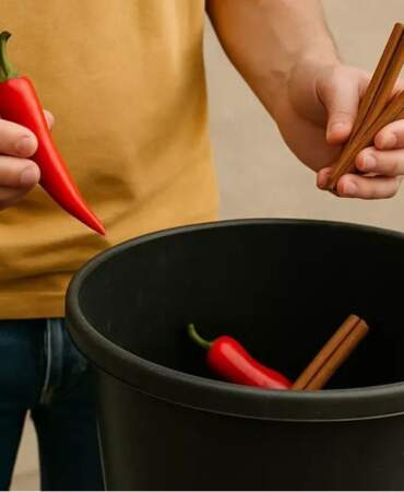 Çöp kokusuna pratik çözüm! Sadece 1 tane acı biberiniz varsa çözüm basit