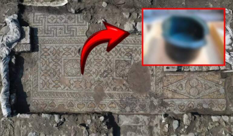 Bergama’da 1400 yıllık sır ortaya çıktı! Havuzun dibinden servet değerinde bronz kazan çıktı!