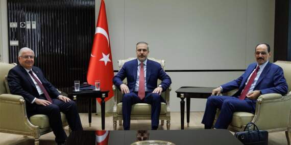 Dışişleri’nde 3’lü zirve! Bakan Fidan, Bakan Güler ve MİT Başkanı Kalın bir araya geldi