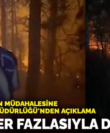 Tişörtlü yangın müdahalesine OGM’den açıklama: Elbiseler fazlasıyla dağıtıldı