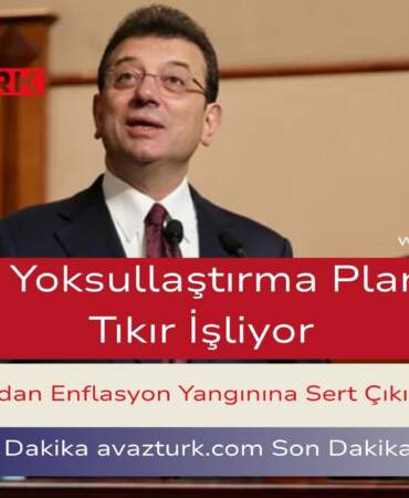 Milleti Yoksullaştırma Planı Tıkır Tıkır İşliyor