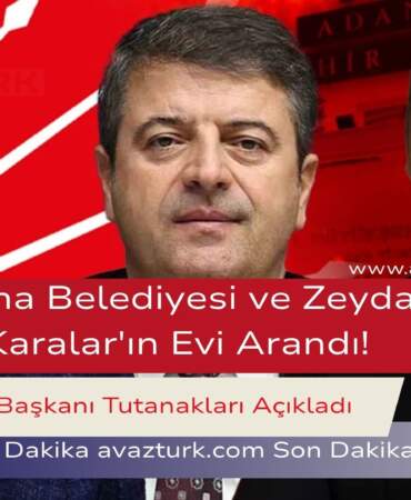 Adana’da Şafak Operasyonuyla Güne Başlayan Siyasi Deprem
