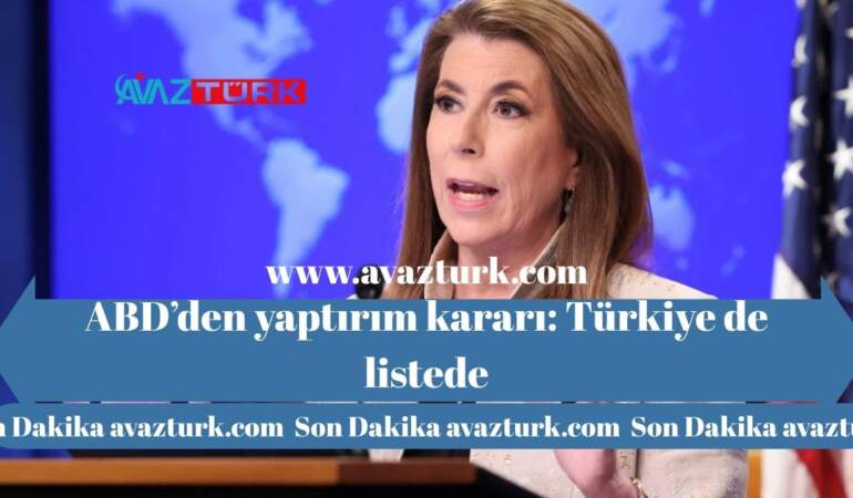 ABD’den Türkiye’ye Şok Yaptırım