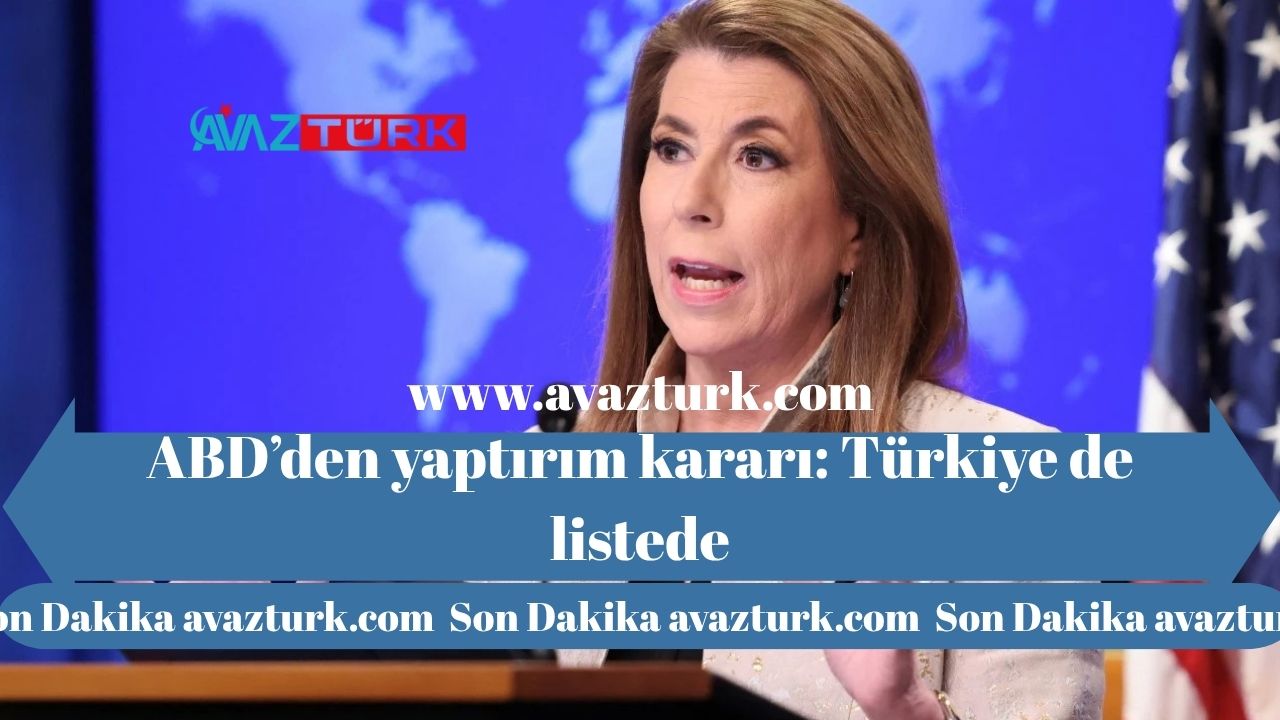 ABD’den Türkiye’ye Şok Yaptırım