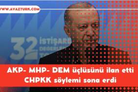 AKP, MHP ve DEM Parti’nin “Terörsüz Türkiye” için birlikte yürüme kararı