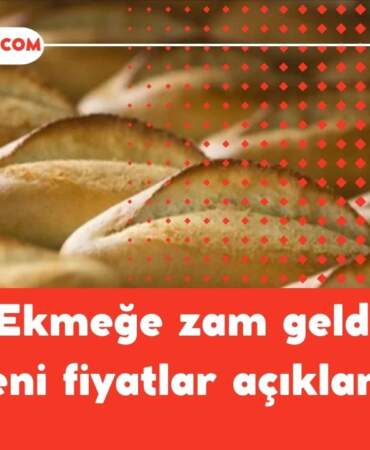 Ekmeğe zam geldi