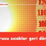Kavurucu Hafta Sonu Yaklaşıyor