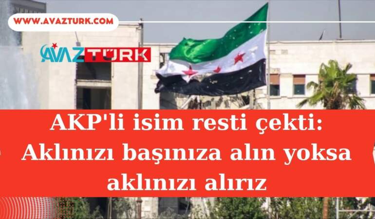AKP’li İsimden İsrail ve YPG’ye Tek Cümlelik Şok Rest