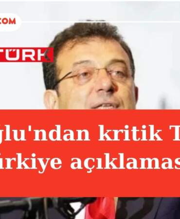 İmamoğlu Cezaevinden Gelen Çağrısıyla Türk Siyasetini Sarsıyor