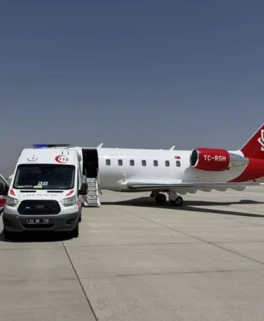 Ağrı’da Kalp Rahatsızlığı Olan Bebek Ankara’ya Sevk Edildi