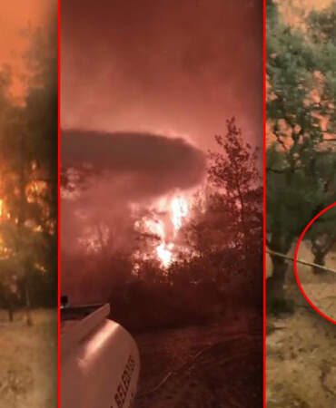 Alevlerin Ortasında Dehşeti Yaşadılar! ‘Çıkmamız Lazım, Ortada Kaldık’