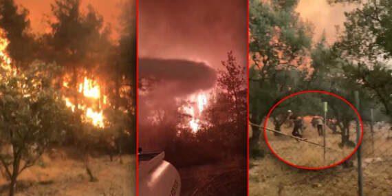 Alevlerin Ortasında Dehşeti Yaşadılar! ‘Çıkmamız Lazım, Ortada Kaldık’