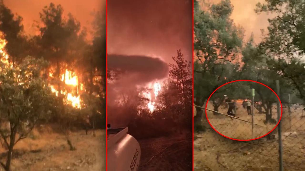 Alevlerin Ortasında Dehşeti Yaşadılar! ‘Çıkmamız Lazım, Ortada Kaldık’