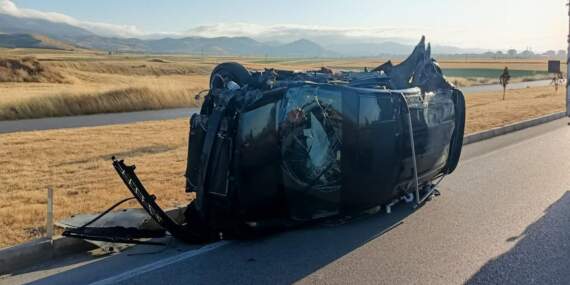 Amasya’da Trafik Kazası: 1 Ölü, 4 Yaralı