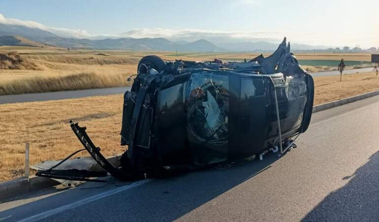 Amasya’da Trafik Kazası: 1 Ölü, 4 Yaralı