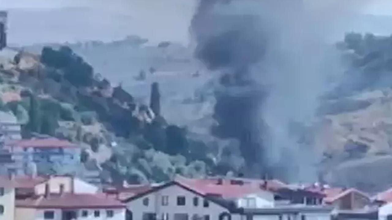 Ankara’da Ağaçlık Alanda Çıkan Yangın Evlere Sıçradı