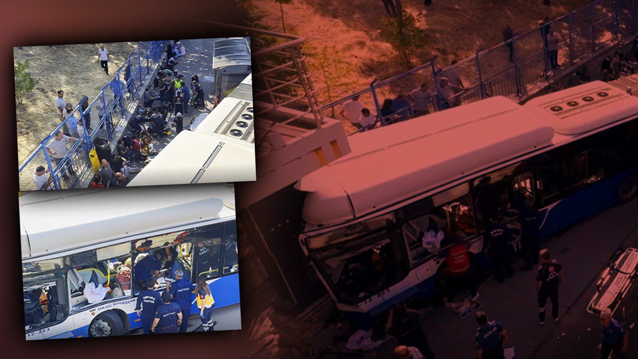 Ankara’da Belediye Otobüsü Kaza Yaptı! 27 Kişi Yaralandı