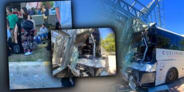 Antalya’da Zincirleme Facia! İş Yerine Çarparak Durabildi, 21 Kişi Hastanelik Oldu