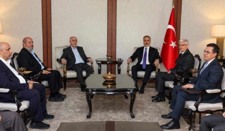 Bakan Fidan’dan Ankara’da Hamas Heyetiyle Kritik Temas