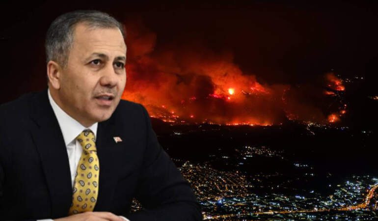 Bakan Yerlikaya Duyurdu: Orman Yangınlarına İlişkin 3 Tutuklama!
