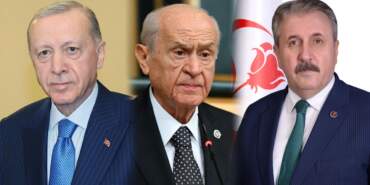Başkentte Sürpriz Zirve! Cumhurbaşkanı Erdoğan, Bahçeli ve Destici Bir Arada