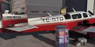 Bayburt-Erzurum Sınırında Uçak Kazası! İçindeki 2 Kişi Aranıyor