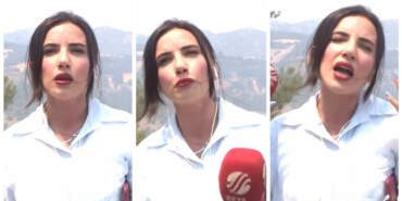 Beyaz TV Muhabiri, Yangın Bölgesinde Kameramanı Azarladı! Tepkiler Çığ Gibi