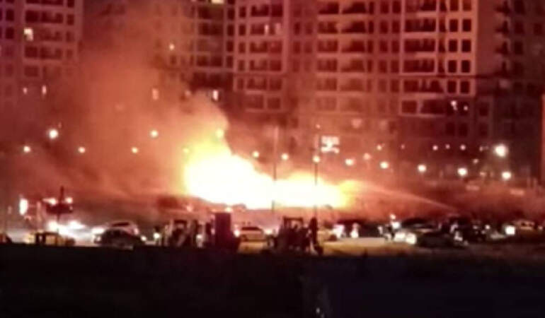 Beylikdüzü’nde Yangın Paniği