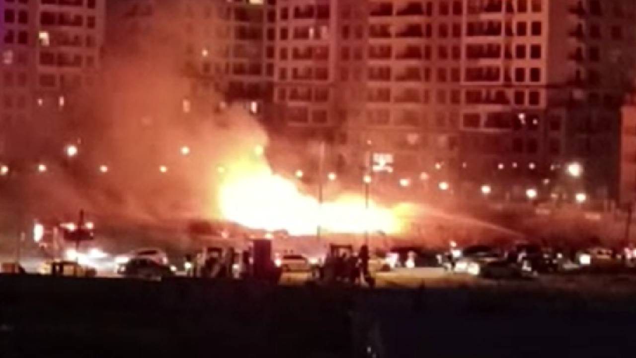 Beylikdüzü’nde Yangın Paniği