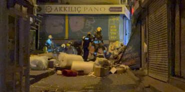Beyoğlu’nda Korkutan Patlama! Bir Bina Çöktü: Ekipler Sevk Edildi