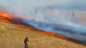 Büyükçekmece’de Otluk Alanda Yangın! Giderek Büyüyor