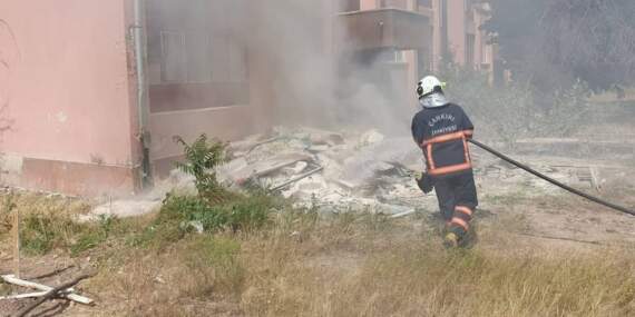 Çankırı’da Ot Yangını Korkuttu