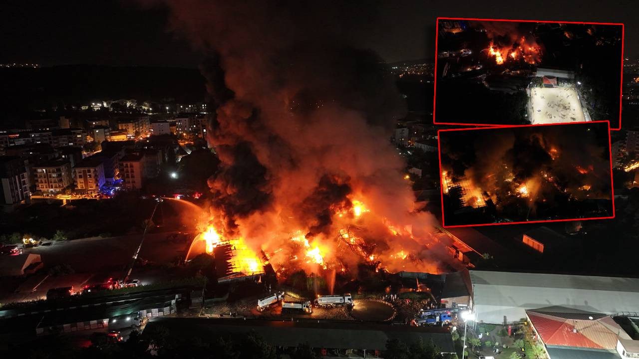 Çekmeköy’de Ormana Yakın Fabrikada Yangın