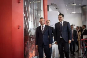 CHP Genel Başkanı Özel, DP Genel Başkanı Uysal ile görüştü Açıklaması
