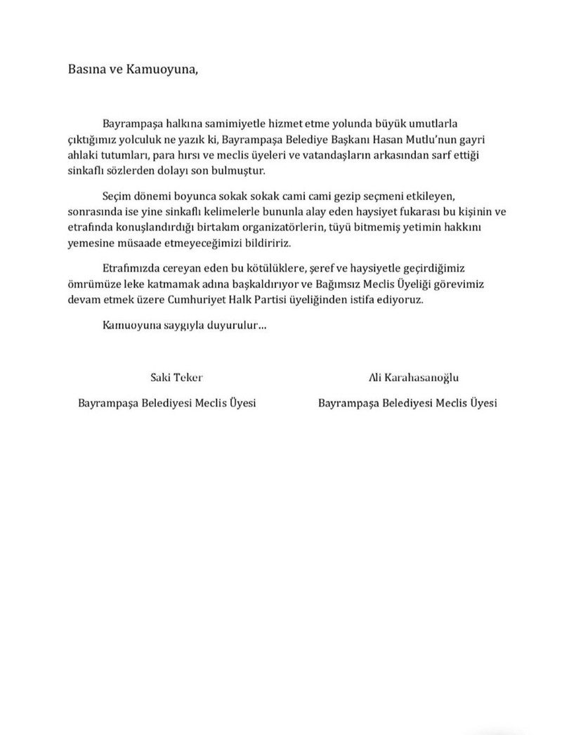 CHP’li belediyede şok istifalar - Resim : 3