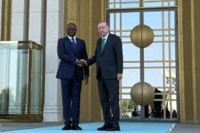 Cumhurbaşkanı Erdoğan, Gabon Cumhurbaşkanı Nguema’yı Resmi Törenle Karşıladı