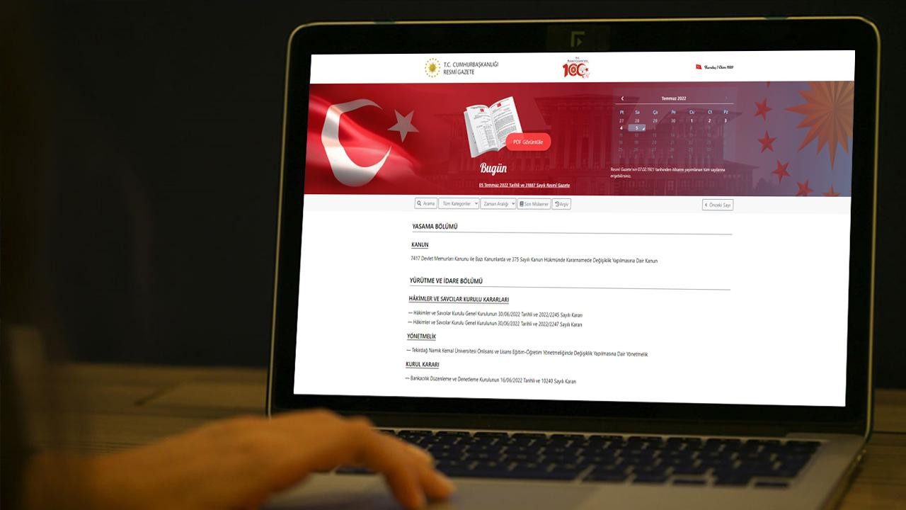Cumhurbaşkanı’na Yeni Yetkiler Veren Kanun Resmi Gazete’de