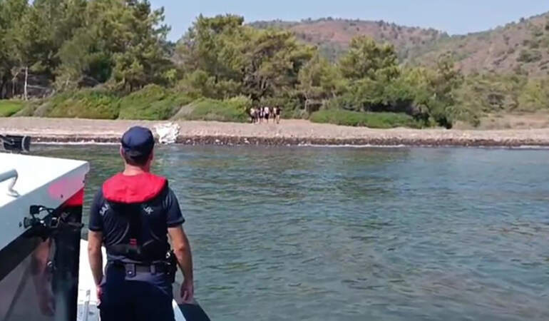 Datça’da 6 Kaçak Göçmen Yakalandı