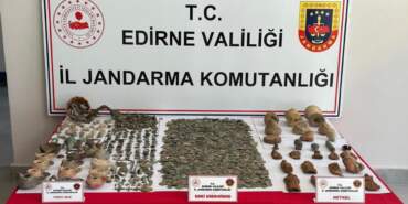Edirne’de Tarihi Eser Kaçakçılarına Operasyon