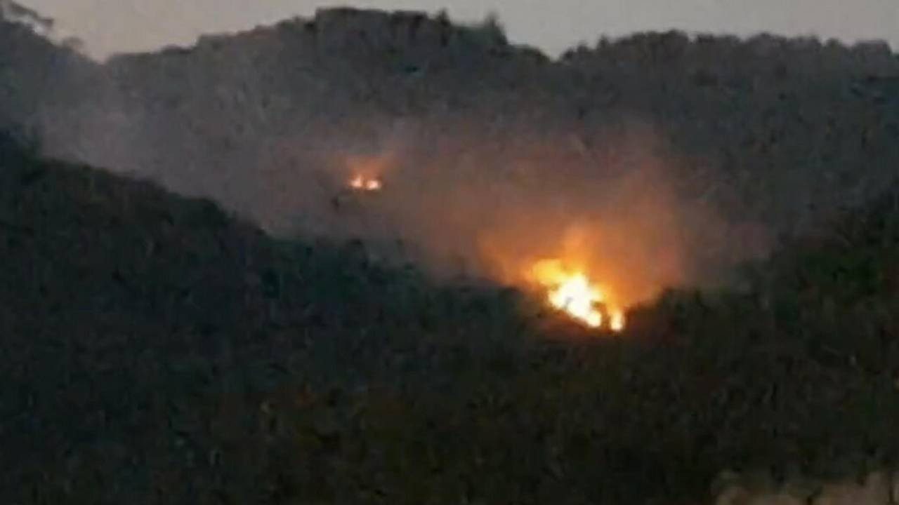 Edremit’te Zeytinlik Yangını