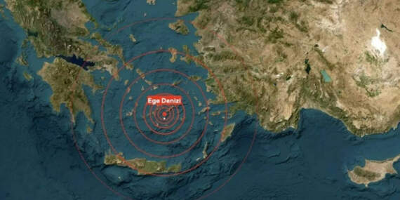 Ege Denizi’nde Deprem