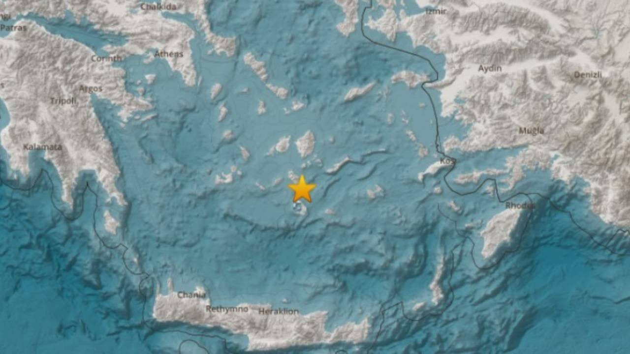 Ege Denizi’nde Gece Yarısı Deprem