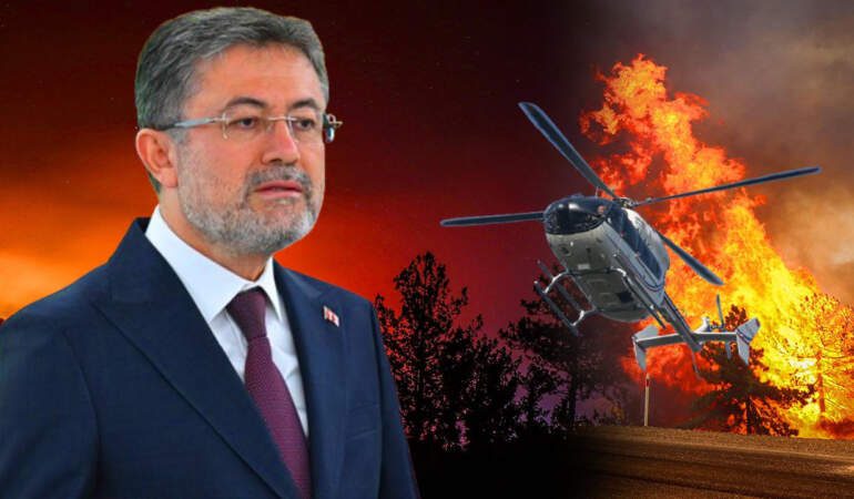 Envanterde Var, Sahada Yok: Ormanlar Yandı, Gece Helikopterler Uçmadı! Bakan’dan ‘Gerekçe Yoktu’ Savunması
