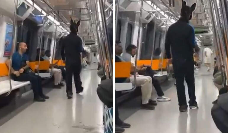 Film Gibi Olay! Tüfekli Tavşan Metroda Panik Yarattı: Ekipler Harekete Geçti