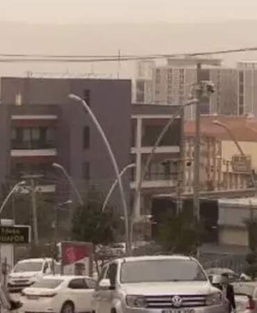 Gaziantep ve Adıyaman’da Çöl Tozu Etkili Oldu