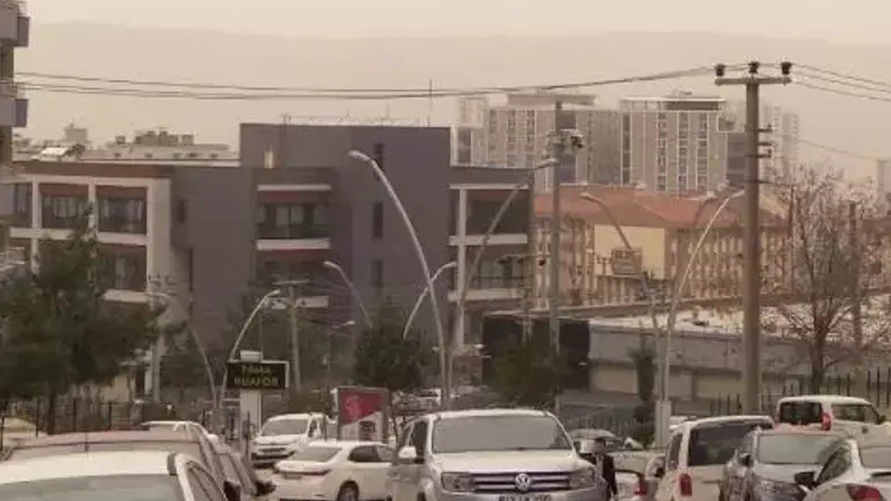 Gaziantep ve Adıyaman’da Çöl Tozu Etkili Oldu