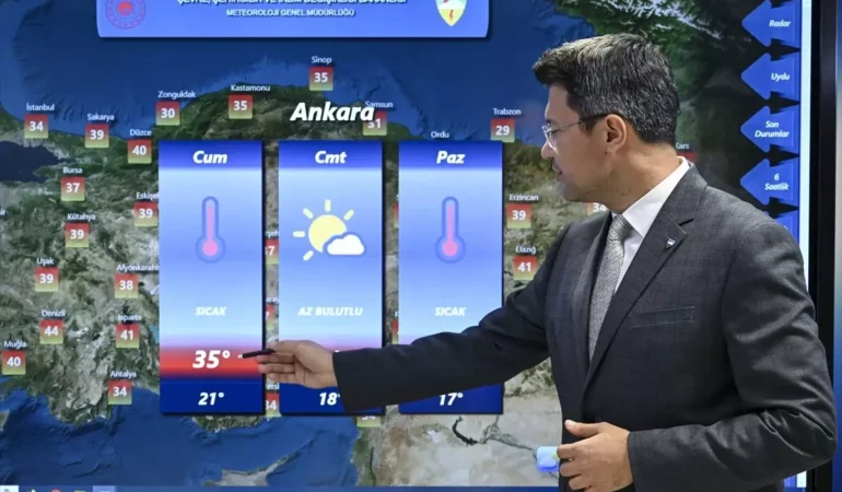 Hafta Sonu Yüksek Sıcaklıklar Bekleniyor